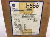 GE 5KH36JN3351AX 3/4 HP AC Motor 115 volts 3450 rpm 56Y Frame