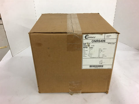 Century ONR6406 1/8 HP AC Motor 115 volts 1050 Rpm 42Y Frame Single Phase