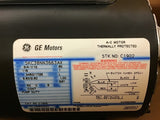 GE 3VF66 3/4 HP AC Motor 115 Volts 3450 Rpm 56Y Frame single Phase