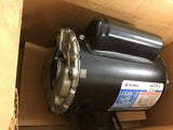 GE 3VF66 3/4 HP AC Motor 115 Volts 3450 Rpm 56Y Frame single Phase