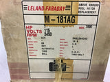 Leland Farady M-181AG 1 HP AC Motor 115 volts 3450 Rpm 56Y Frame
