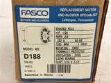 Fasco D188 1/20 HP 230 Volts Motor 1500 Rpm 1 Speed