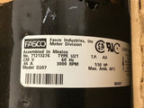 Fasco D207 1/30 HP 230 Volts 3000 Rpm Single Speed .64 Amp