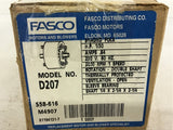 Fasco D207 1/30 HP 230 Volts 3000 Rpm Single Speed .64 Amp