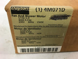Dayton 4M071D 1/150 HP Motor 230 Volts 3000 Rpm