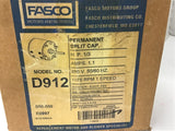 Fasco D912 1/3 HP blower Motor 460 volts 50/60 HZ 1075 Rpm