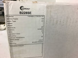 Century B228SE 1.0 Hp Motor230/115 Volts 3450 Rpm 56J Frame