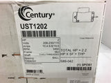 Century UST1202 2 HP Motor 208-230/115 Volts 3450 Rpm 56J Frame