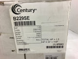 Century B229SE 1.5 HP Motor 230/115 Volts 7.2/14.4 Amps 3450 Rpm 56J Frame