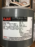 Ajax 4VH48A1101148B 1/2 HP AC Motor 208-230 volts 48Y Frame Single Phase