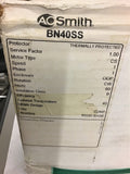 A.O. Smith BN40SS 2 Hp Motor 230/115 Volts 10.0/20.0 Amps 3450 Rpm