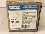 Fasco D1109 1/100 HP Motor 115 volts 1550 rpm 1 speed