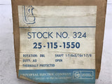 Universal electric AA2N130N 1/25 HP AC Motor 1550 Rpm 115 Volts
