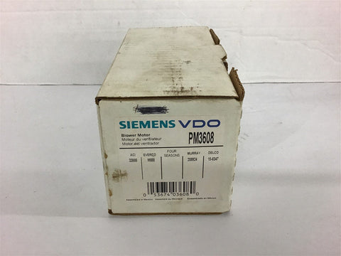 Siemens PM3608 Blower Motor 12 Volts