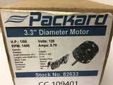 Packard 82633 1/50 HP 120 Volt 1400 Rpm Shaded Pole Electric Motor