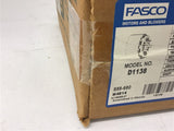 Fasco D1138 1/50-1/80-1/140 HP AC Motor 115 Volts 1550 Rpm 3 Speed