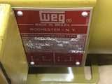 Weg 56D0783 1 HP AC Motor 115/208/230 volts 1800 Rpm 4P 56C Frame Single Phase