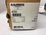 A.O. Smith 496 1/50-1/100 HP AC Motor 115 Volts 2800 Rpm
