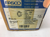 Fasco D127 1/40 HP AC Motor 115 Volts 1500 Rpm 1 Speed