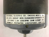 Universal Electric CA3G639N Stock 54 Shaded Pole Motor 1/20HP 1050 RPM 115V Open