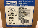 Fasco D150 Permanent Split Capacitor Motor 1/4 1/5 1/6 HP 1050 RPM 115V Open