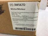 Dayton 3M567D Shaded Pole Motor 1/20 HP 1550 RPM 115V TEAO Enclosure