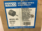 Fasco D703 Permanent Split Capacitor Motor 1/21/31/4 HP 1075Rpm 208/230V