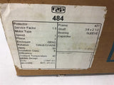 A.O. Smith 484 1/15 HP AC Motor 115 Volts 2.3 Amps 1550 Rpm
