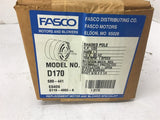 Fasco D170 1/20 HP AC Motor 115 Volts 1500 Rpm 1 speed