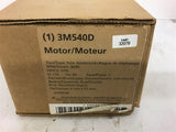 Dayton 3M540D Shaded Pole Motor 1/70HP 3000 Rpm 115V OPAO Enclosure 1/4x2 shaft