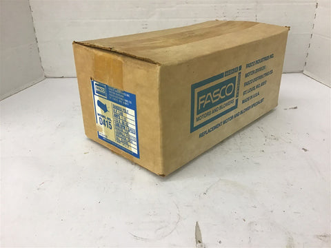 Fasco D415 1/40 HP AC Motor 115 Volts 1500 rpm 1 Speed
