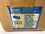Fasco D415 1/40 HP AC Motor 115 Volts 1500 rpm 1 Speed