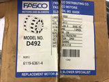Fasco D492 1/15 HP AC Motor 115/208-230 volts 1050 Rpm