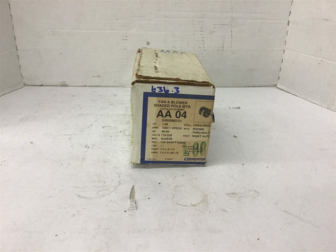 Marathon AA04 1/40 HP AC Motor 115/230 volts 1500 Rpm 1 Speed