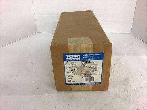 Fasco D910 3/4 Hp blower Motor 1075 rpm 460 volts