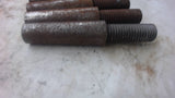 5-ALIENING PINS, 3/4-10 THREADS, 2" LONG, TAPER 0.8-1", 3" LONG, 5" OVER ALL