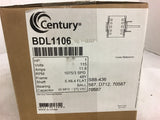 Century BDL1106 1 HP AC Motor 115 Volts 1075 Rpm 3 Speed 48y Frame
