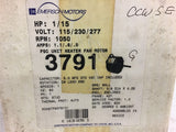 Emerson 1/15 HP 3791 AC Motor115/230/277 Volts 1050 Rpm