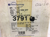 Emerson 1/15 HP 3791 AC Motor115/230/277 Volts 1050 Rpm