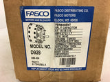 Fasco D928 1/6-1/8-1/10 HP Blower Motor 115 volts 1075 rpm 3 Speed