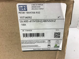 Weg PESW-18V47AX-R32 Enclosed Starter 480 Volts 18 Amps
