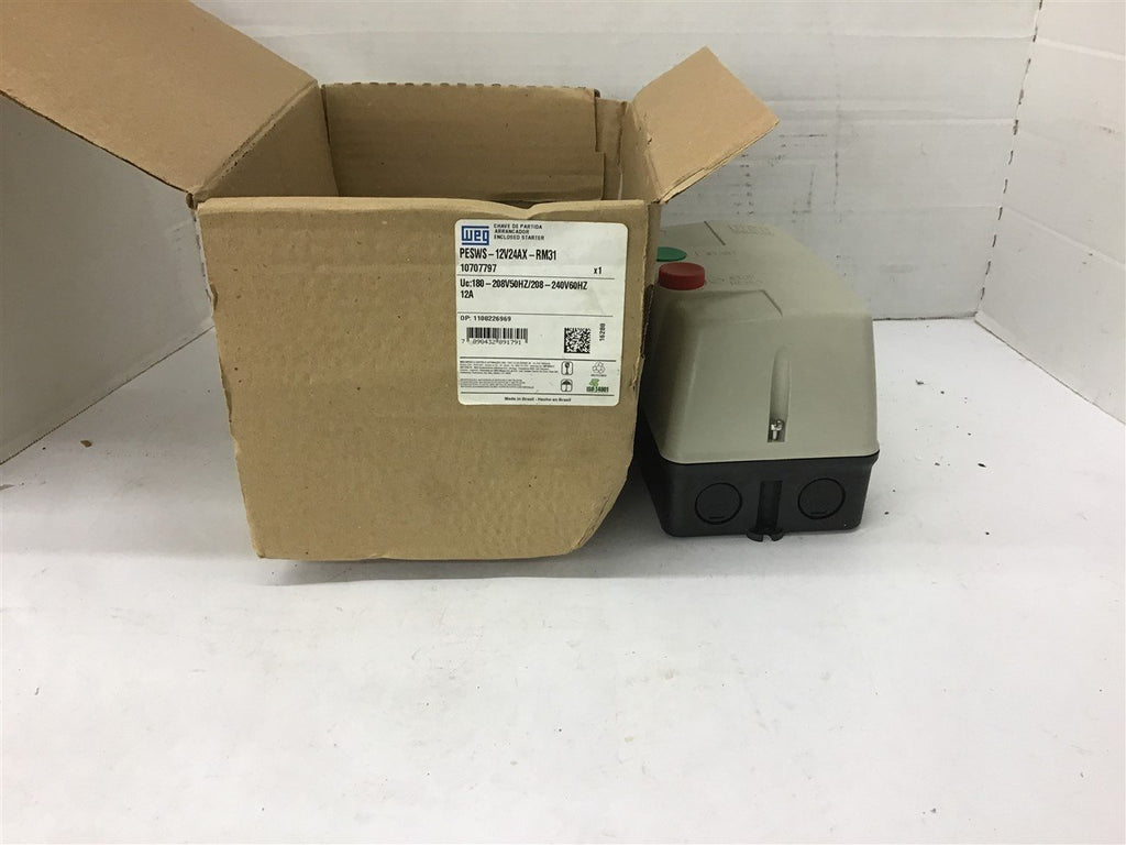 Weg PESWS-12V24AX-RM31 208-240 Volts 12 Amps Enclosed Starter