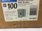 Eaton BR2100BRP 100 Amp Outdoor main Breaker