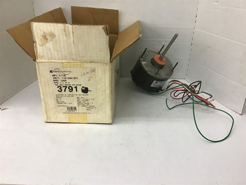 Emerson K48HXTFM-3791 1/15 HP AC Motor 1050 Rpm 115/230/277 Volts 48Y Frame