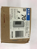 Eaton BR24L70RP 70 Amp Outdoor main Lug 2 spaces