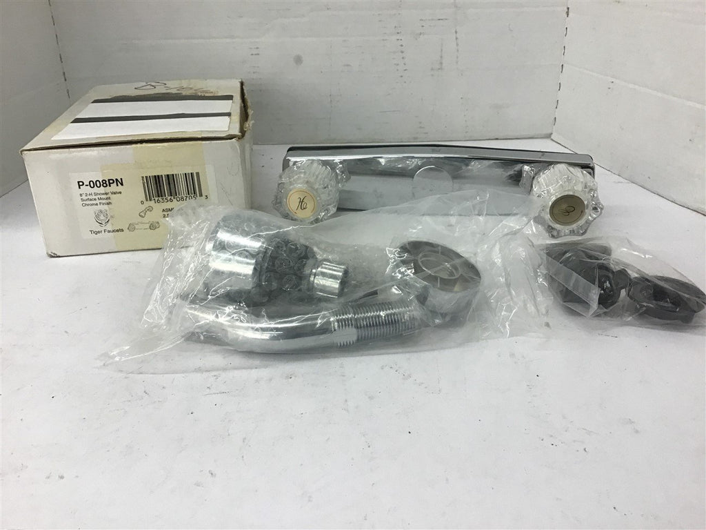 Tiger Faucets P-008PN 8" Surface Mount Shower Faucet RV/ Mobile Home