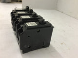 Square D Homeline 20 Amp Single Pole Circuit Breaker 120/240 Vac Lot of 4