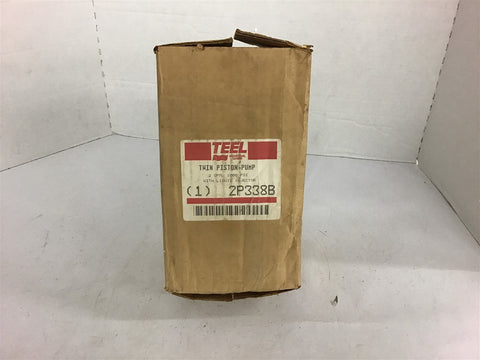 Teel 2P338B Twin Piston PUMPS 2 GPM 1000 PSI