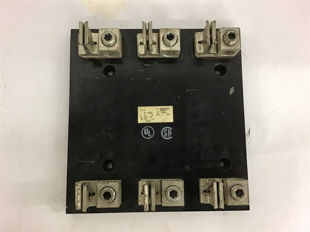 Gould CU-AL 62003 Fuse block 600 volts 200 Amp