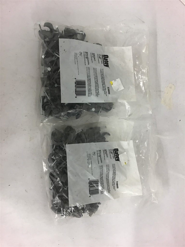 Oatey 1/2'' Half Nail Clamp 100 Units per Bag lot of 2